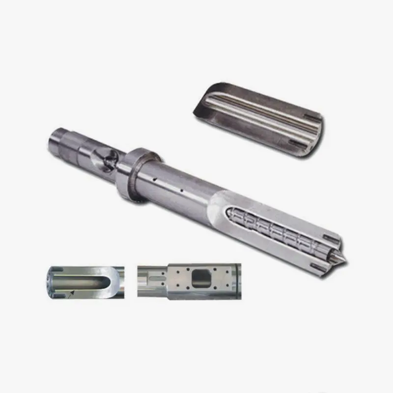 Dual alloy screw barrel